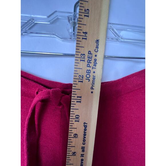 Cruz Natori Women's M/L Red 2 Piece Lounge Sleep Set Sweater Cropped Pants - Picture 10 of 12